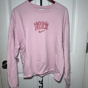 Nike Women's Pink Sweatshirt